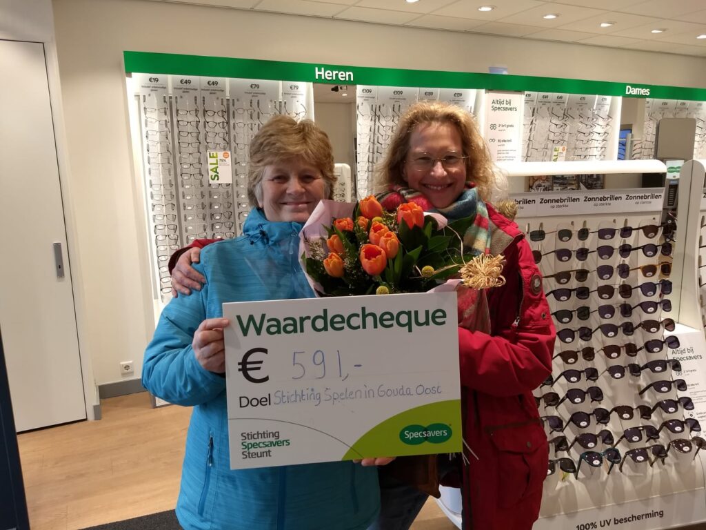 Uitreiking prijs Specsavers Gouda - februari 2020